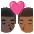 Kiss Man Man Dark Skin Tone Medium Dark Skin Tone Emoji from Noto Emoji Set