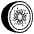 Kiwi Fruit Emoji from EmojiTwo Black Set