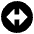 Left Right Arrow Emoji from EmojiTwo Black Set