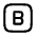 Letter B Square Icon from Mynaui Line Set | Free Download as SVG Vector and Transparent PNG | Streamline icons