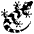 Lizard Emoji from EmojiTwo Black Set