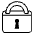 Locked Emoji from EmojiTwo Black Set