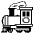 Locomotive Emoji from EmojiTwo Black Set