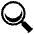 Magnifying Glass Tilted Left Emoji from EmojiTwo Black Set