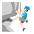 Man Climbing Flat Light Emoji from Fluent Emoji Flat Set
