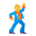 Man Dancing Flat Default Emoji from Fluent Emoji Flat Set