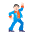 Man Dancing Flat Light Emoji from Fluent Emoji Flat Set