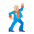 Man Dancing Flat Medium Light Emoji from Fluent Emoji Flat Set