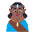 Man Elf Flat Medium Dark Emoji from Fluent Emoji Flat Set