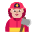 Man Firefighter Flat Medium Light Emoji from Fluent Emoji Flat Set