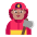 Man Firefighter Flat Medium Emoji from Fluent Emoji Flat Set