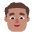 Man Flat Medium Emoji from Fluent Emoji Flat Set