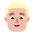 Man Flat Medium Light Emoji from Fluent Emoji Flat Set
