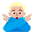 Man Gesturing No Flat Medium Light Emoji from Fluent Emoji Flat Set