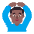 Man Gesturing Ok Flat Medium Dark Emoji from Fluent Emoji Flat Set