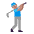 Man Golfing Flat Medium Emoji from Fluent Emoji Flat Set