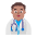 Man Health Worker Flat Medium Emoji from Fluent Emoji Flat Set