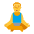 Man In Lotus Position Flat Default Emoji from Fluent Emoji Flat Set