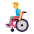 Man In Manual Wheelchair Flat Default Emoji from Fluent Emoji Flat Set