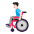 Man In Manual Wheelchair Flat Light Emoji from Fluent Emoji Flat Set