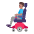 Man In Motorized Wheelchair Flat Medium Emoji from Fluent Emoji Flat Set