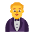 Man In Tuxedo Flat Default Emoji from Fluent Emoji Flat Set