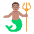 Man Merpeople Flat Medium Emoji from Fluent Emoji Flat Set