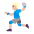 Man Playing Handball Flat Medium Light Emoji from Fluent Emoji Flat Set