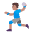 Man Playing Handball Flat Medium Emoji from Fluent Emoji Flat Set