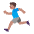 Man Running Flat Medium Emoji from Fluent Emoji Flat Set