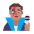 Man Singer Flat Medium Emoji from Fluent Emoji Flat Set