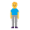 Man Standing Flat Default Emoji from Fluent Emoji Flat Set