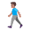 Man Walking Flat Medium Emoji from Fluent Emoji Flat Set