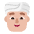 Man Wearing Turban Flat Medium Light Emoji from Fluent Emoji Flat Set