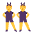 Man With Bunny Ears Flat Emoji from Fluent Emoji Flat Set