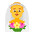 Man With Veil Flat Default Emoji from Fluent Emoji Flat Set