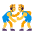 Man Wrestling Flat Emoji from Fluent Emoji Flat Set