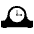 Mantelpiece Clock Emoji from EmojiTwo Black Set