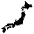 Map Of Japan Emoji from EmojiTwo Black Set