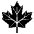Maple Leaf Emoji from EmojiTwo Black Set