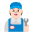 Mechanic Flat Light Emoji from Fluent Emoji Flat Set