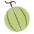 Melon Flat Emoji from Fluent Emoji Flat Set