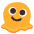 Melting Face Flat Emoji from Fluent Emoji Flat Set