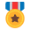 Military Medal Flat Emoji from Fluent Emoji Flat Set
