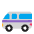 Minibus Flat Emoji from Fluent Emoji Flat Set