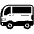 Minibus Emoji from EmojiTwo Black Set