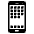 Mobile Phone Emoji from EmojiTwo Black Set