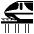 Monorail Emoji from EmojiTwo Black Set
