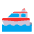 Motor Boat Flat Emoji from Fluent Emoji Flat Set