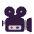 Movie Camera Flat Emoji from Fluent Emoji Flat Set